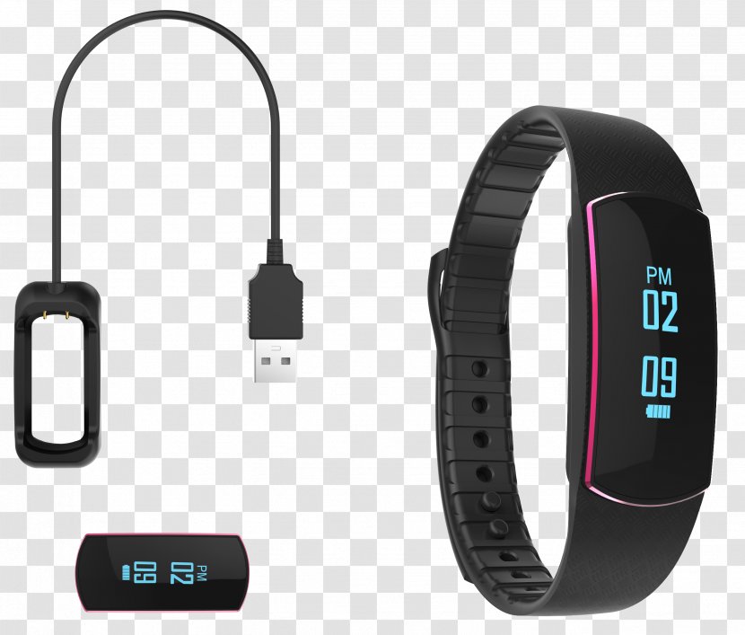 Pedometer Smartwatch Activity Tracker Audio Electronics - Electronic Device Transparent PNG