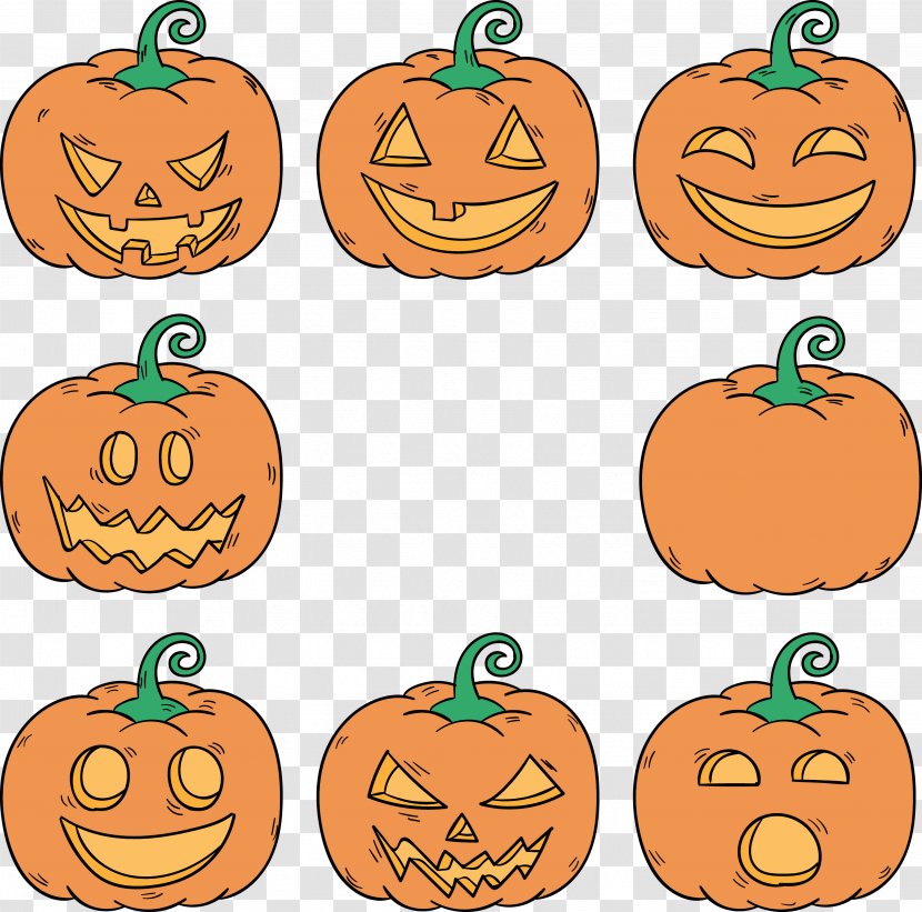 Halloween Calabaza Pumpkin - Jack O Lantern - Horror Transparent PNG