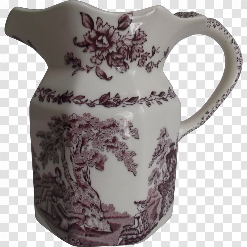 Jug Pitcher Pottery Glass Ceramic - Mulberry Transparent PNG