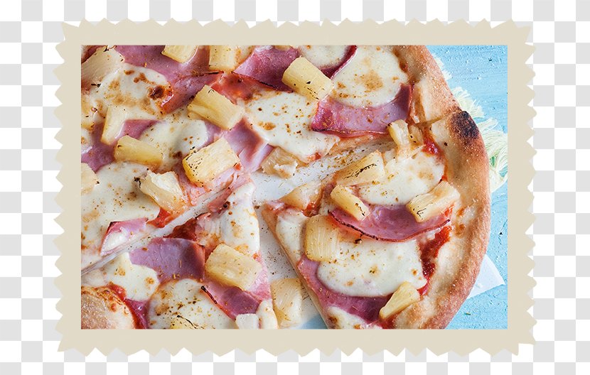 Quiche Rhubarb Pie Tarte Flambée Pizza - Hawaiian Transparent PNG