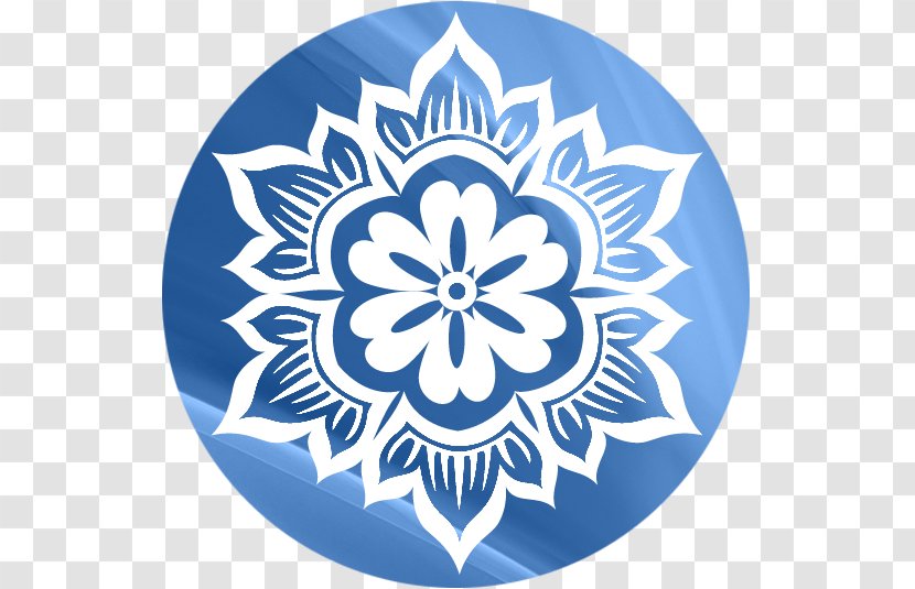 Cobalt Blue Visual Arts Symmetry Pattern - Mystical Dreams Transparent PNG