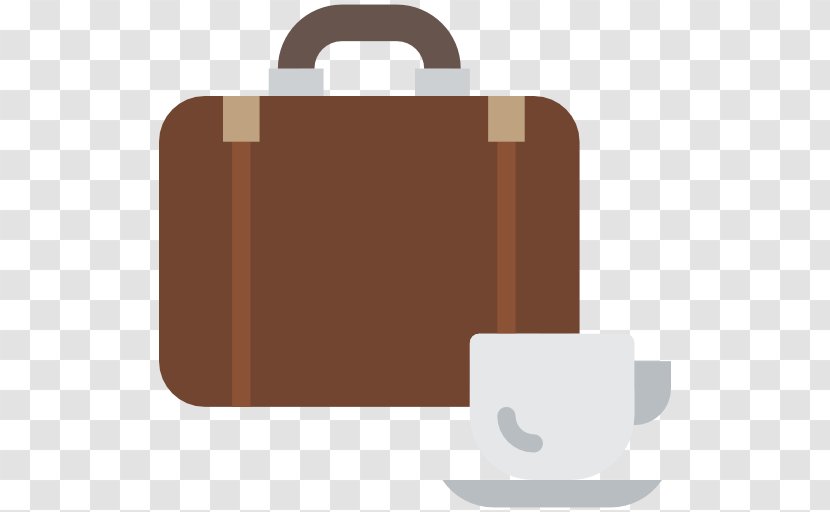 Briefcase Travel Bag - Brown Transparent PNG