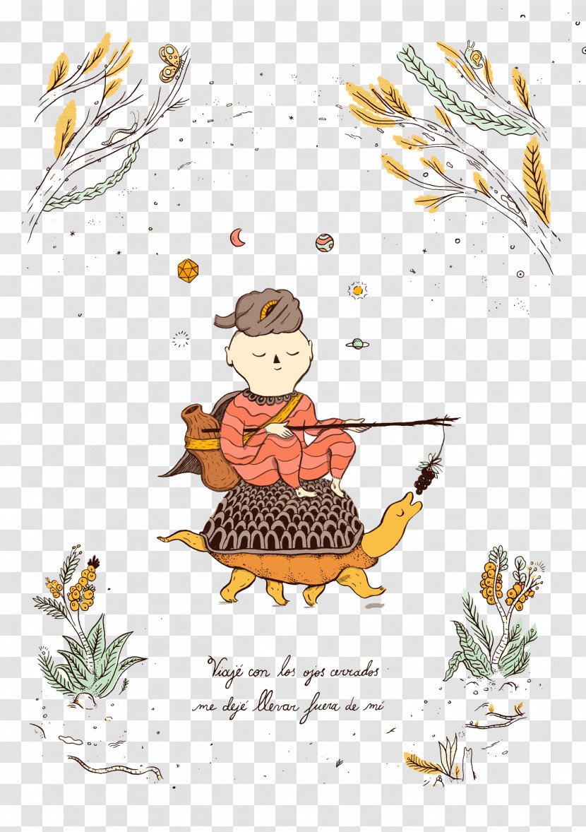 Turtle Clip Art - Water Bird - Creative Pattern Boy Sitting On The Transparent PNG