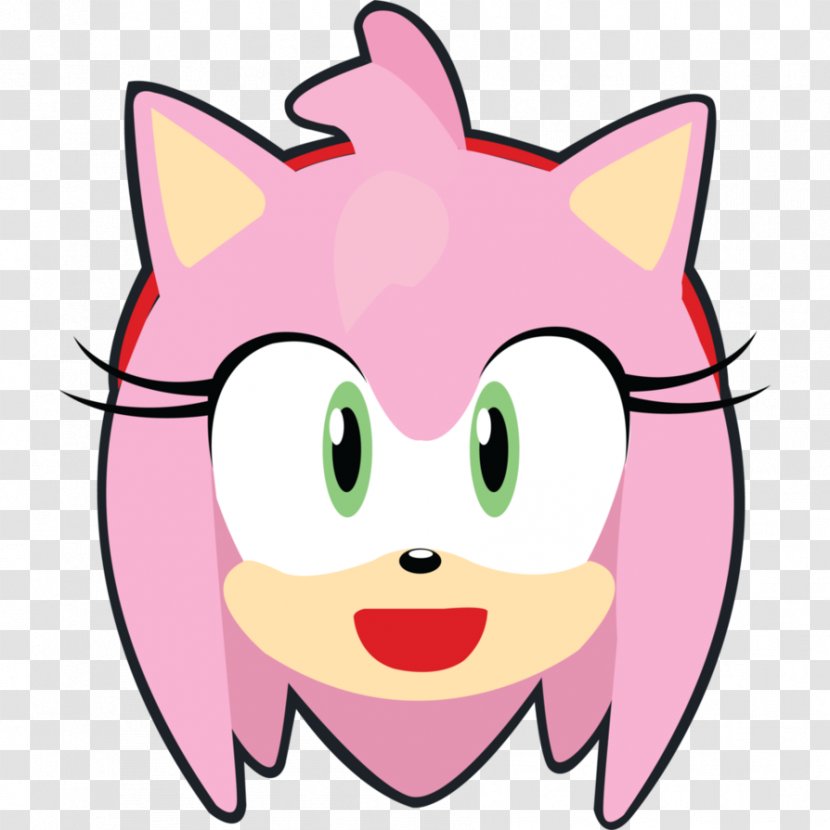 Amy Rose Knuckles The Echidna Character Eye Clip Art - Flower - Xman Transparent PNG