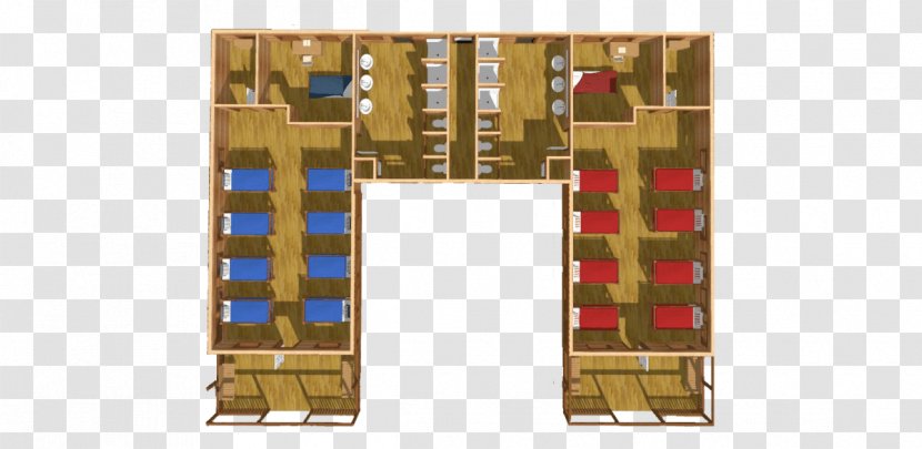 Log Cabin Camping Bunkhouse Industry - Rectangle - Dollhouse Transparent PNG