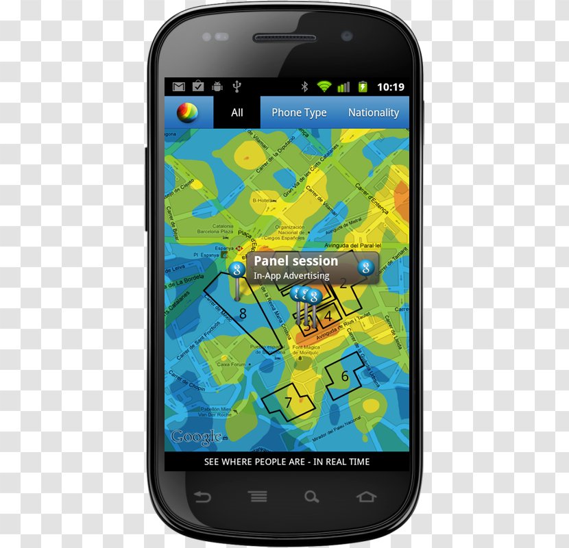 Feature Phone Smartphone Nexus S GPS Navigation Systems - Technology - Map App Transparent PNG