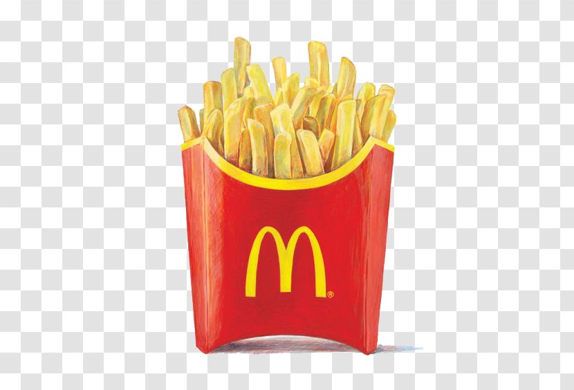 McDonalds French Fries Fast Food Junk - Yellow - McDonald's Transparent PNG