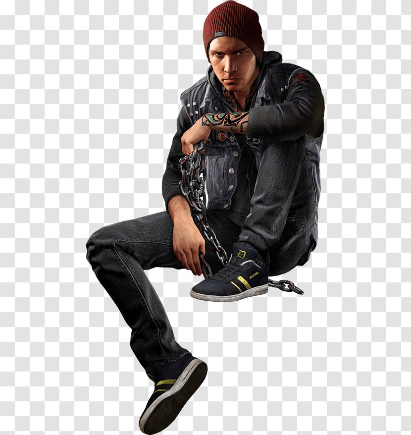 Infamous Second Son Video Game Delsin Rowe Character - Playstation 4 Transparent PNG