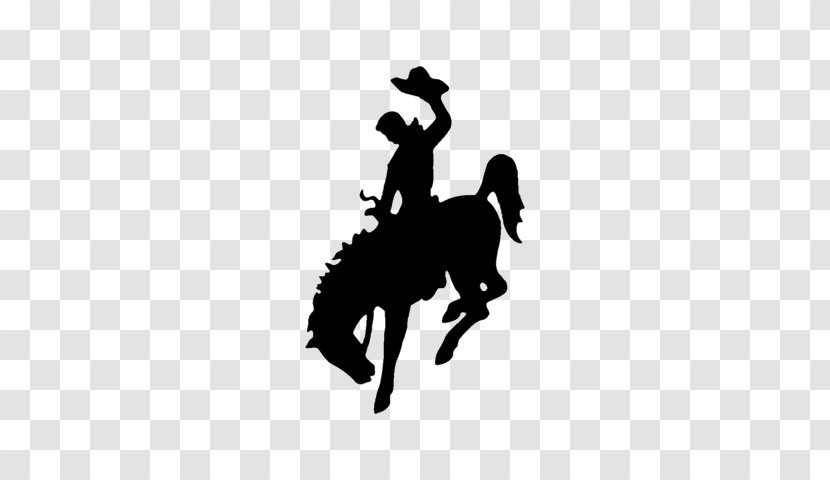 Wyoming Horse Bronc Riding Bucking Clip Art - Cowboy - Logo Transparent PNG