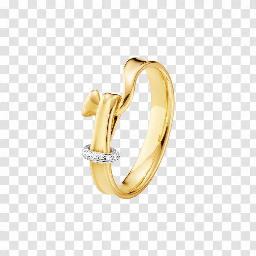 Jewellery Ring Diamond Sterling Silver Gold - Platinum Transparent PNG