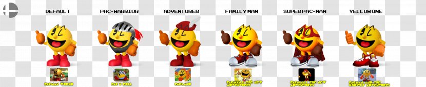 Super Smash Bros. For Nintendo 3DS And Wii U Ms. Pac-Man Pac-Land Luigi - Mega Man - Pac-man The Ghostly Adventures Transparent PNG