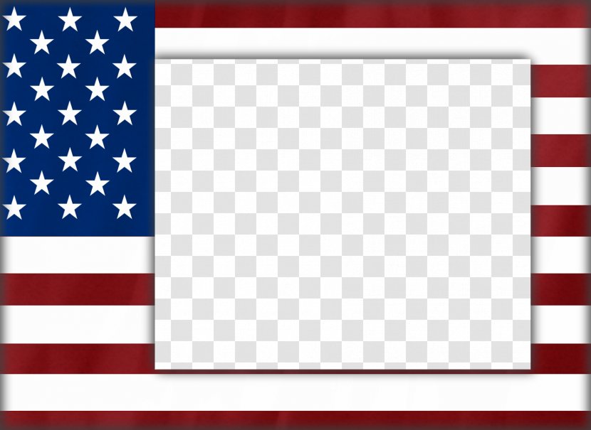 Flag Of The United States Nigeria - Recreation - USA Frame Clipart Transparent PNG
