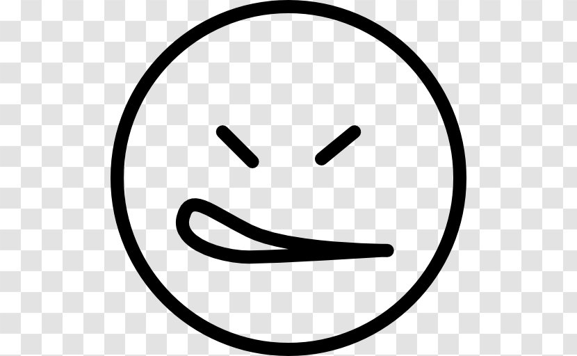 Smiley Line Art Happiness White - Black And Transparent PNG