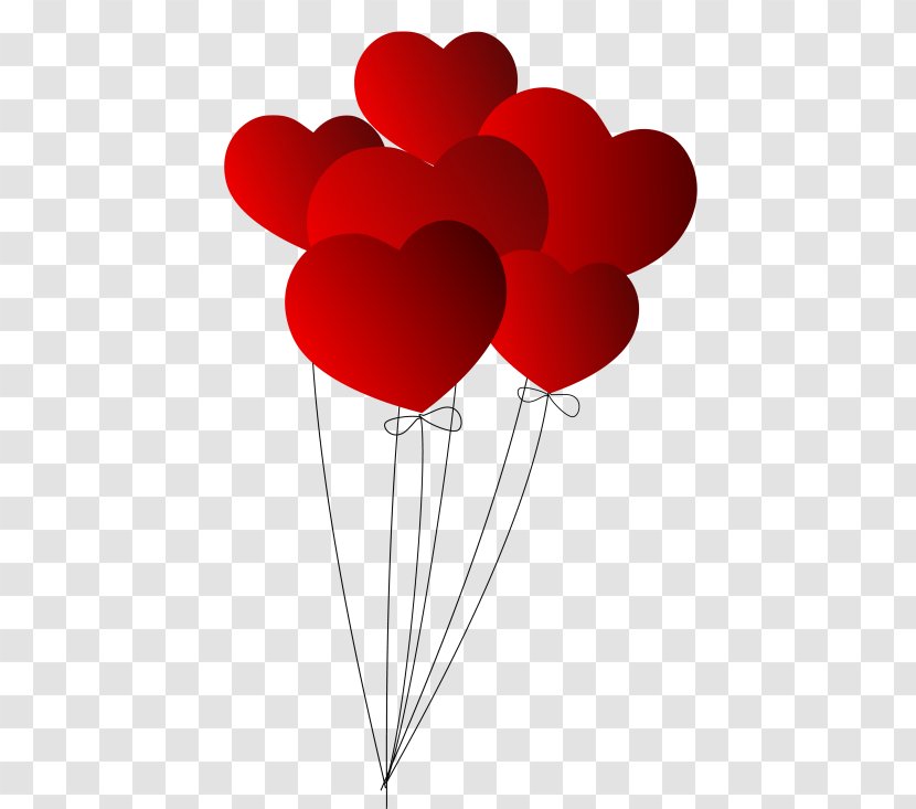 Heart Balloon Clip Art - Flower Transparent PNG