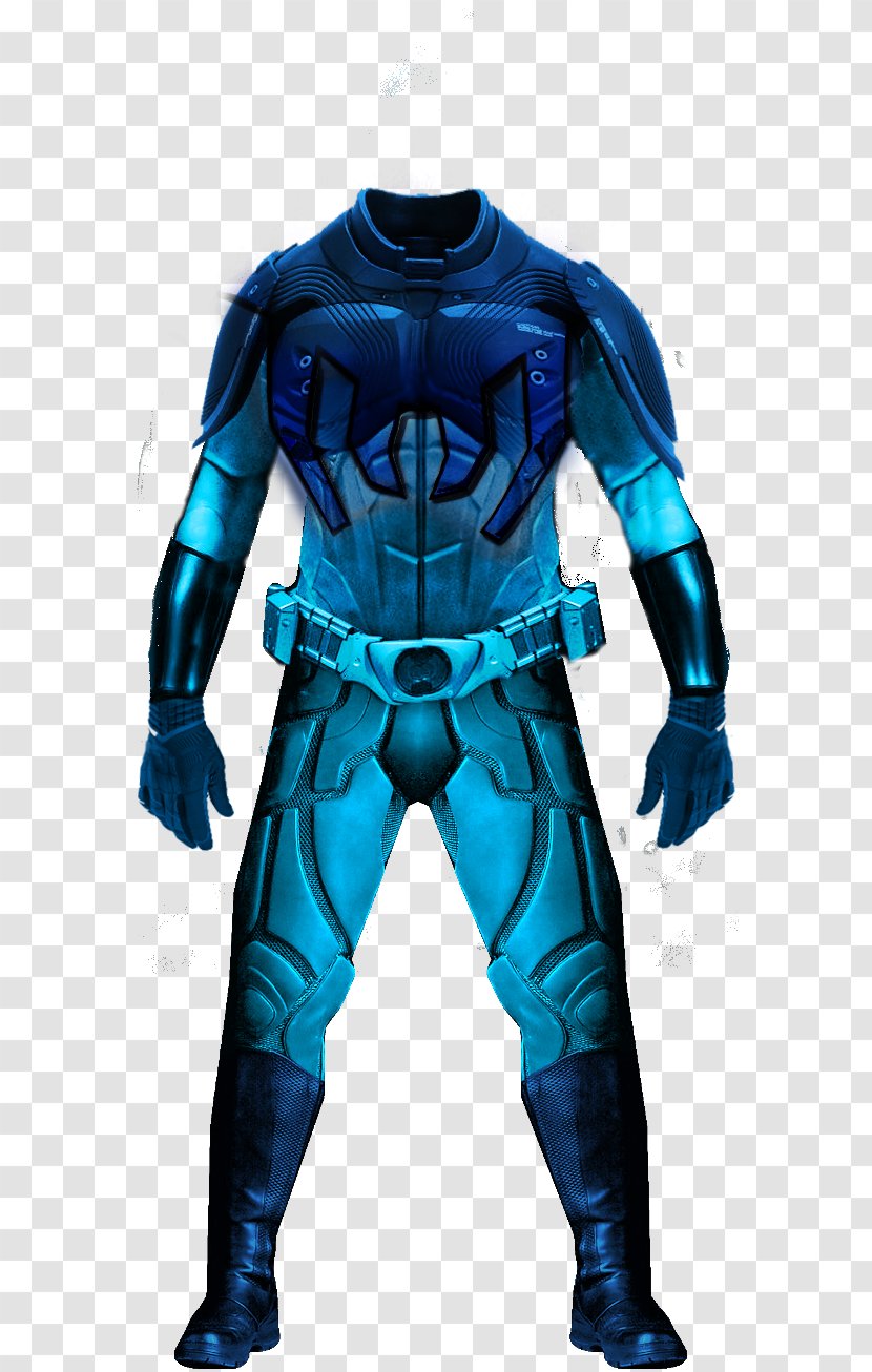 Blue Beetle Batman Ted Kord Superhero Costume - Electric - Suit Transparent PNG