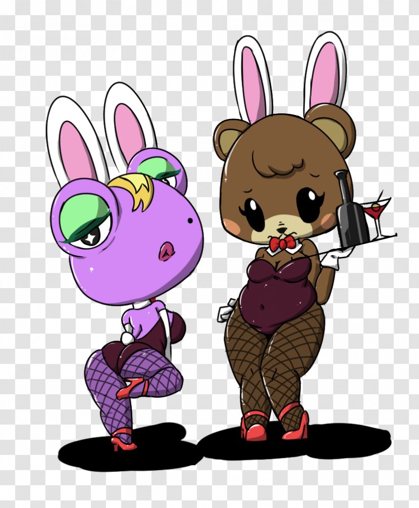 Rabbit Easter Bunny Five Nights At Freddy's 2 Clip Art Horse - Rabits And Hares - Teddy Button Eyes Transparent PNG