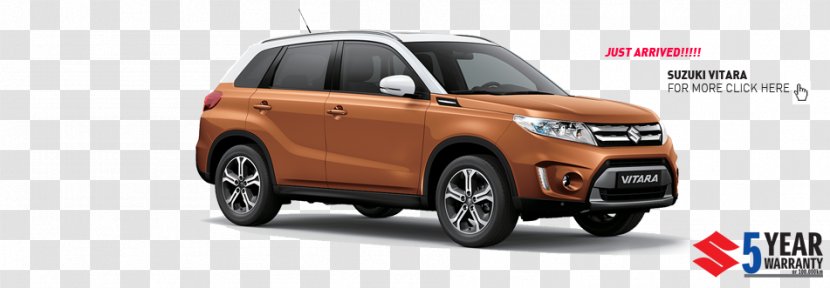 Suzuki Vitara 2015 Compact Sport Utility Vehicle Car - Motor Transparent PNG