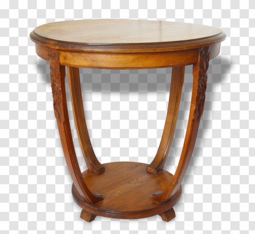 Table Guéridon Wood Art Deco Lowboy - Stain - Fill Transparent PNG