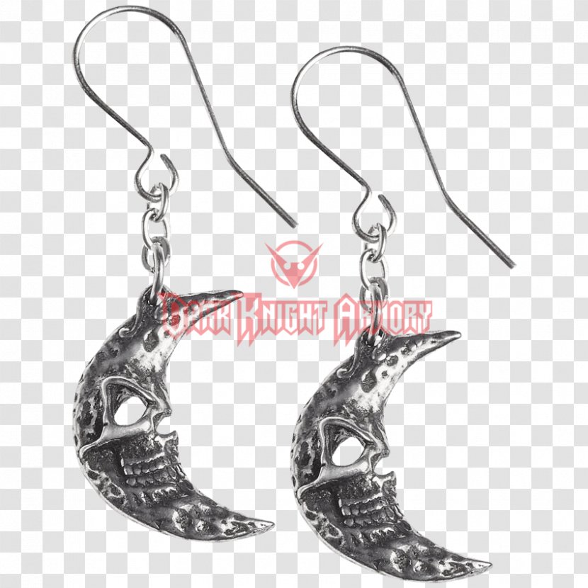 Earring Charms & Pendants Alchemy Silver Moon - Shoe Transparent PNG