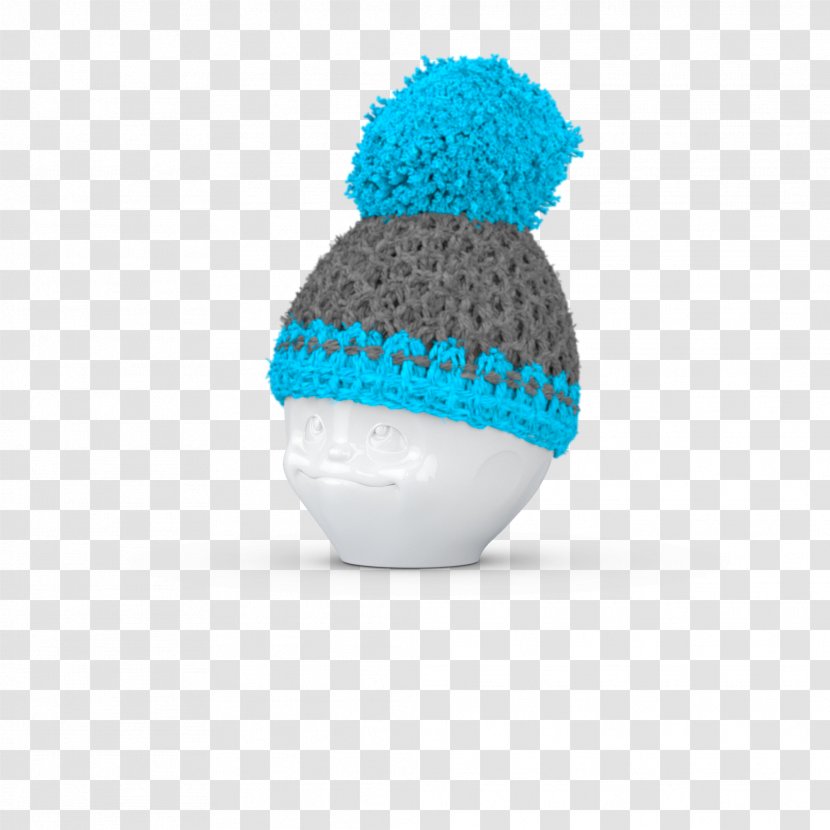Egg Cups Turquoise Grey Cup Beanie - Hat Transparent PNG