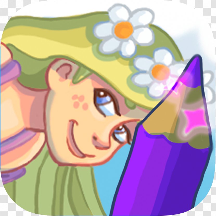 Rapunzel Painting Game Child - Nose Transparent PNG