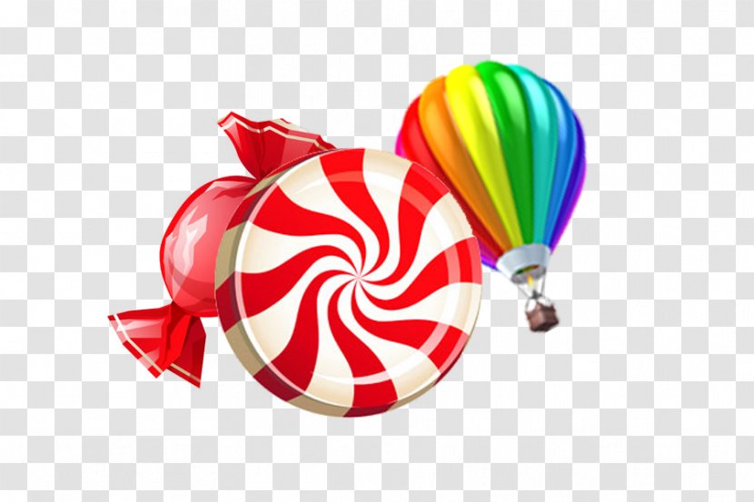 Candy Food Download - Hot Air Balloon - Fun Colored Transparent PNG