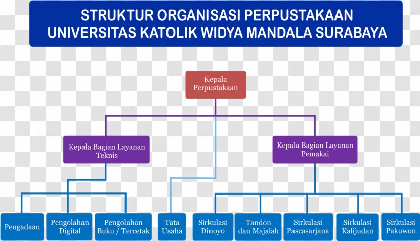 Widya Mandala Catholic University Organization Public Library Surabaya - Number - Struktur Organisasi Transparent PNG