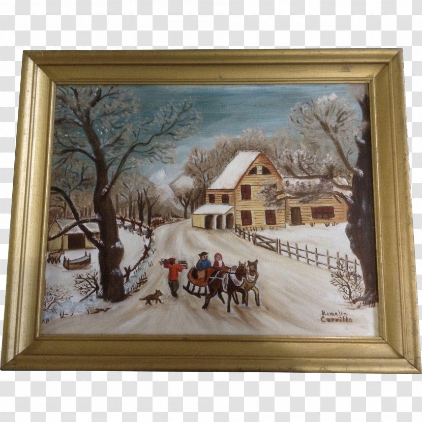 Painting Picture Frames Winter - Frame Transparent PNG