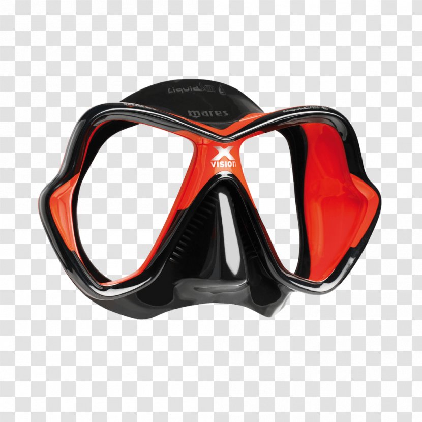 Diving & Snorkeling Masks Mares Scuba Underwater - Silicone - Mask Transparent PNG