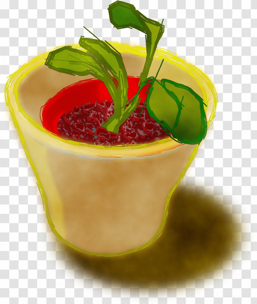 Watercolor Flower Background - Diet - Plant Stem Transparent PNG