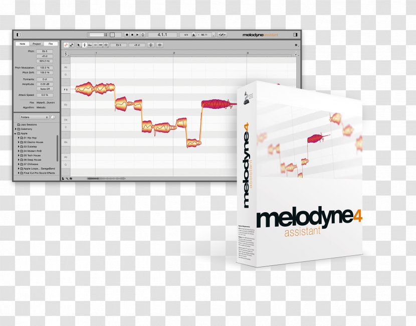 Melodyne Audio Editing Software Celemony Pitch Correction - Silhouette - Stereo European Wind Frame Transparent PNG