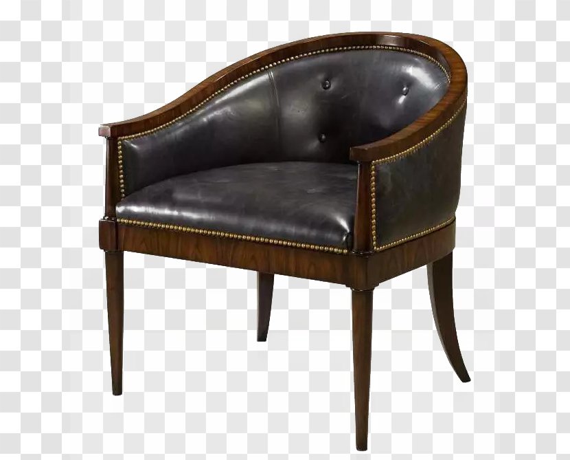 Chair Leather Fauteuil Couch - Gainsborough - Armchair Transparent PNG