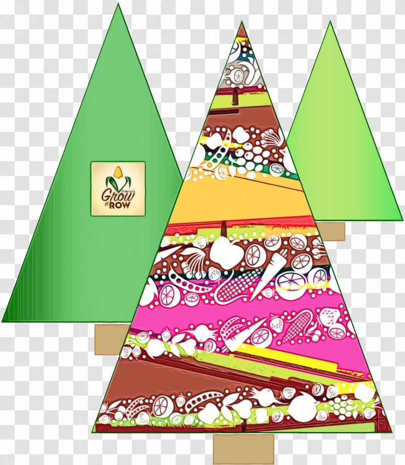 Christmas Tree Art - Pine - Conifer Eve Transparent PNG