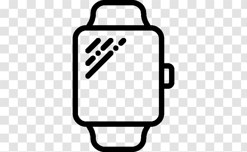 Apple Cartoon - Computer - Line Art Watch Transparent PNG