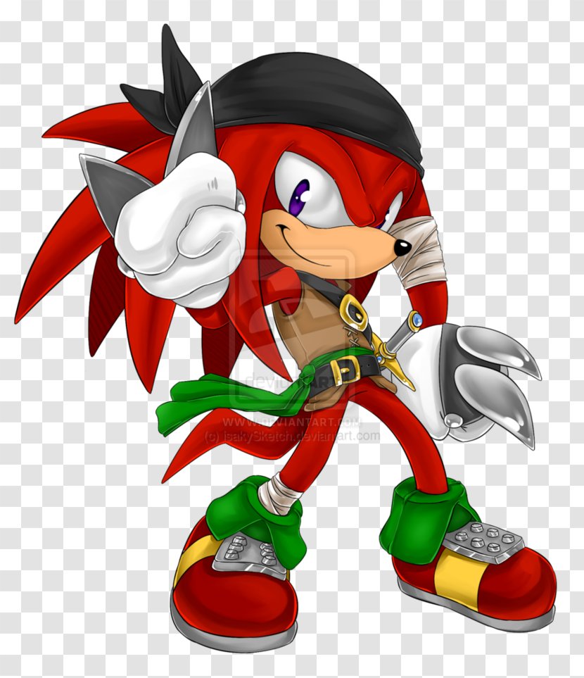 Sonic & Knuckles The Echidna Tikal And Black Knight Hedgehog - Figurine - Sketch Heart Transparent PNG