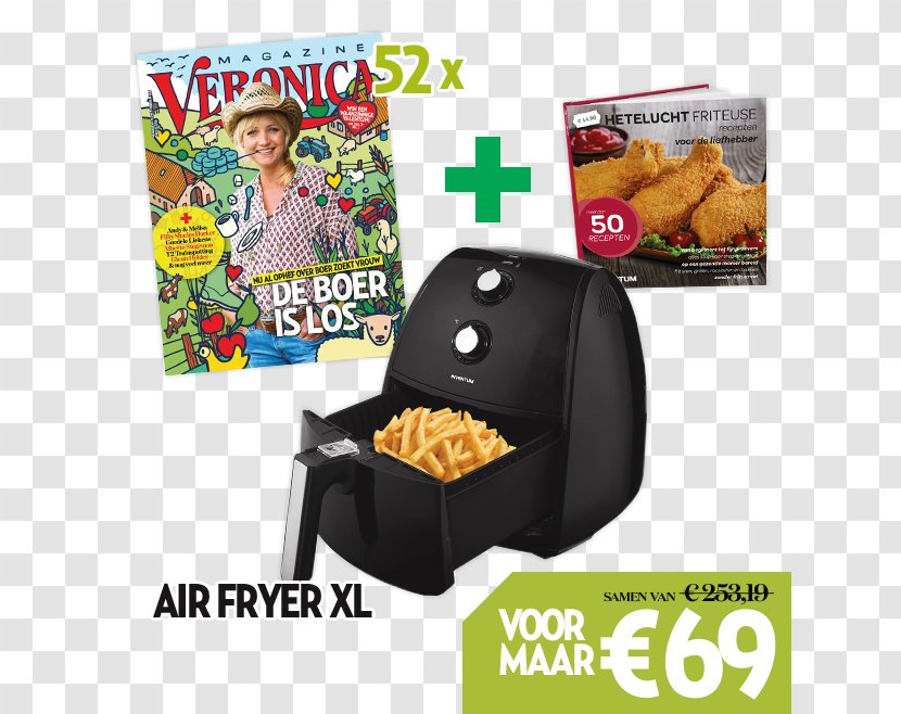 Veronica TV Deep Fryers Inventum Freidora Magazine Air Fryer - Subscription Transparent PNG