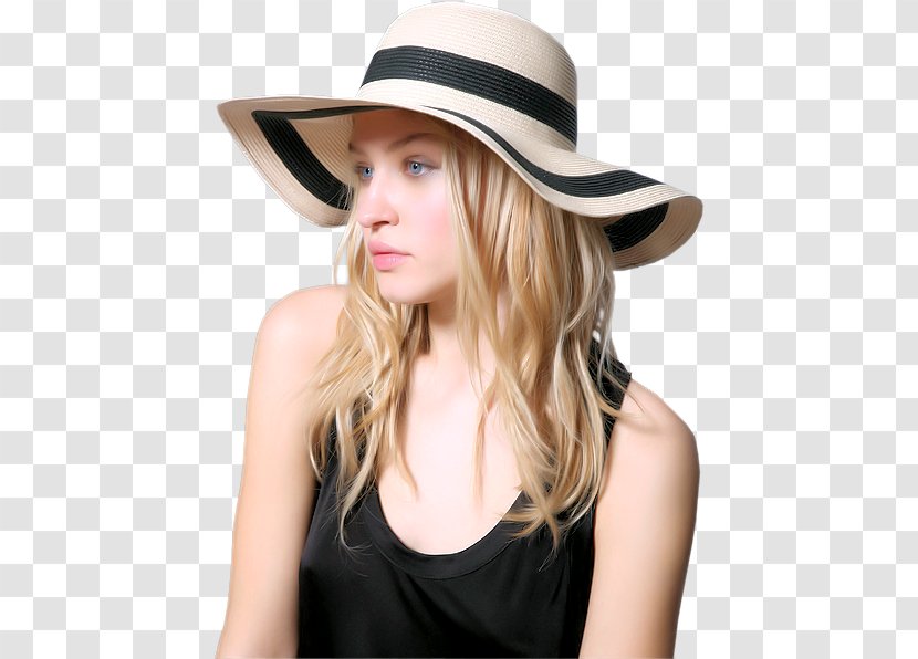 Sun Hat Cloakroom Woman Clothing - Straw Transparent PNG