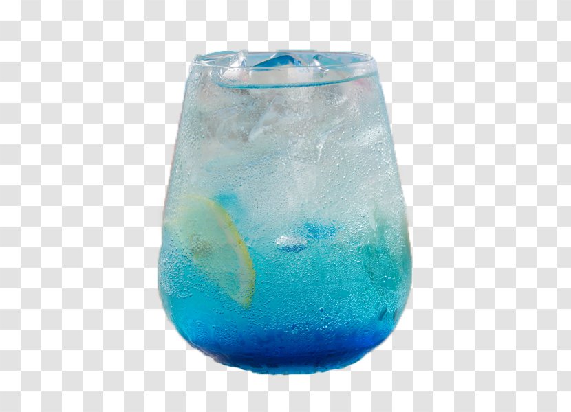 Ice Cream Soft Drink Blue Hawaii Milkshake Lemonade - Curacao Transparent PNG