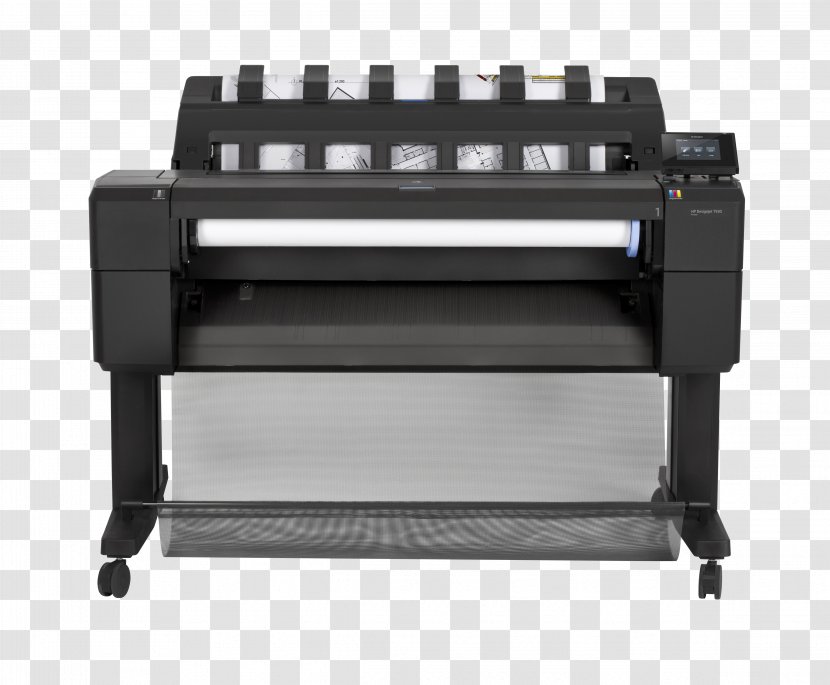 Hewlett-Packard Plotter Wide-format Printer Inkjet Printing - Technology - Hewlett-packard Transparent PNG