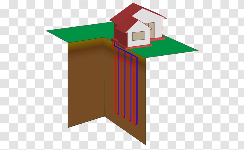 Geothermal Heat Pump Energy Heating - Elevation Transparent PNG