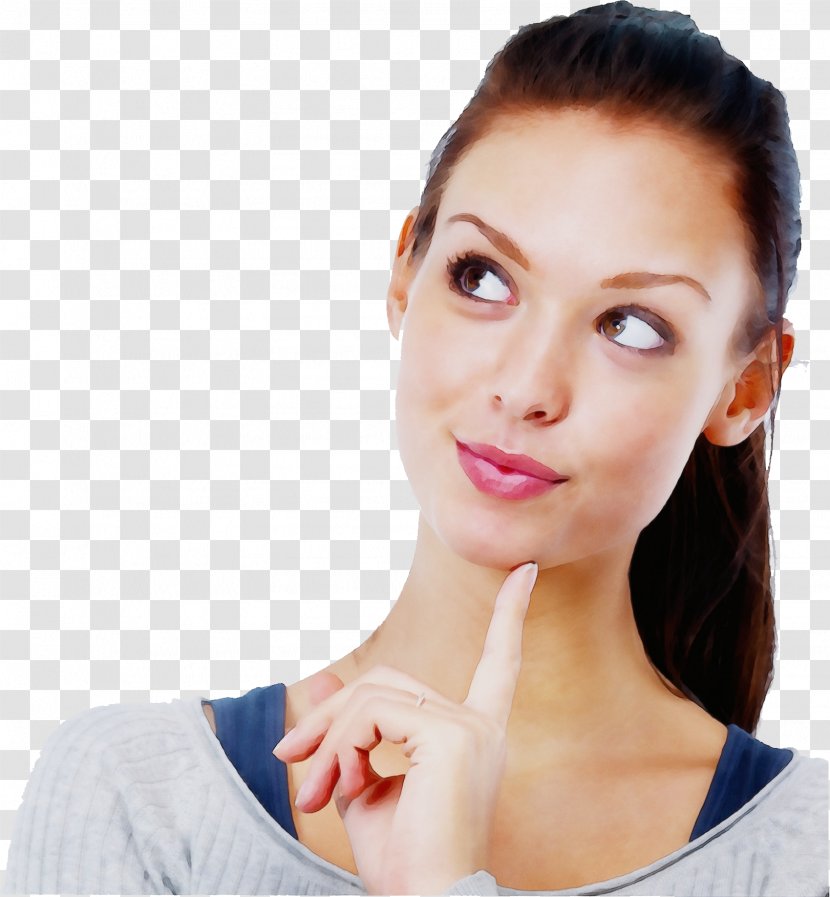 Woman Face - Forehead - Eyelash Throat Transparent PNG