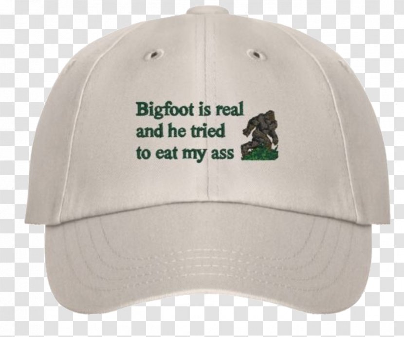 Baseball Cap Hat Bigfoot Eating - Cartoon Transparent PNG