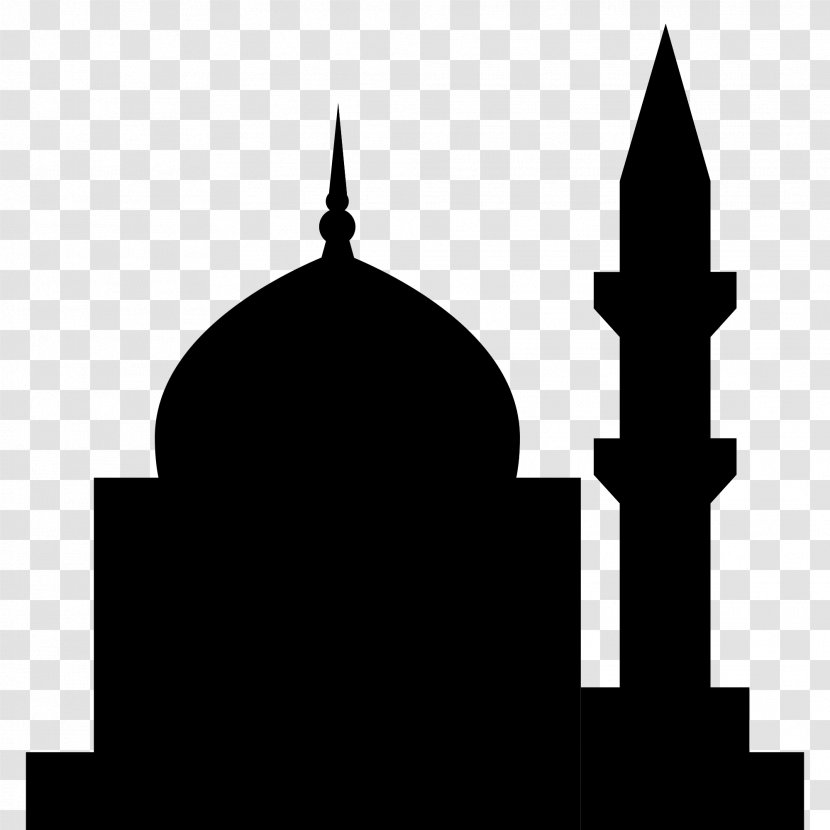 Steeple Silhouette Place Of Worship Black Symbol - Architecture - Tower Transparent PNG