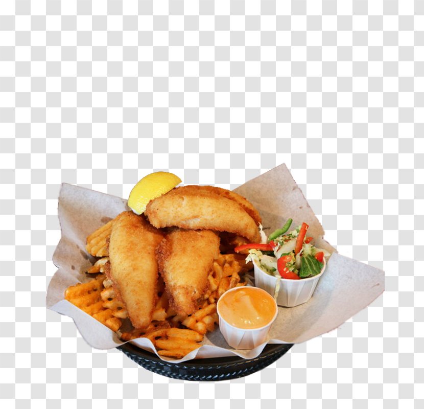 French Fries Fish And Chips Fried Chicken Full Breakfast Fast Food - Beef Burger Transparent PNG