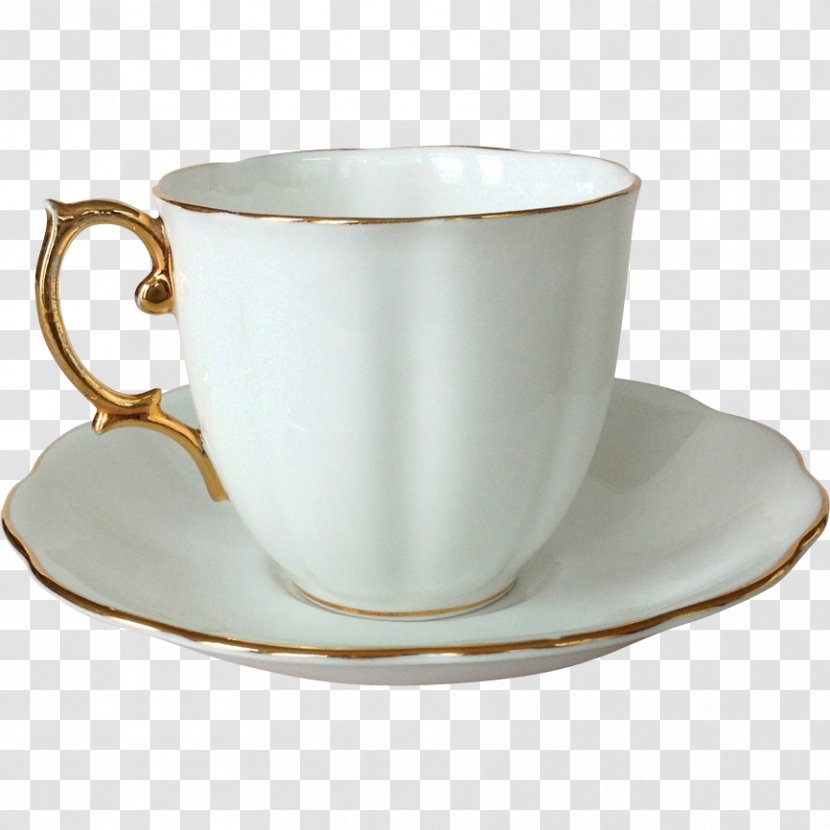 Coffee Cup Saucer Teacup Mug - Bone China - White Transparent PNG