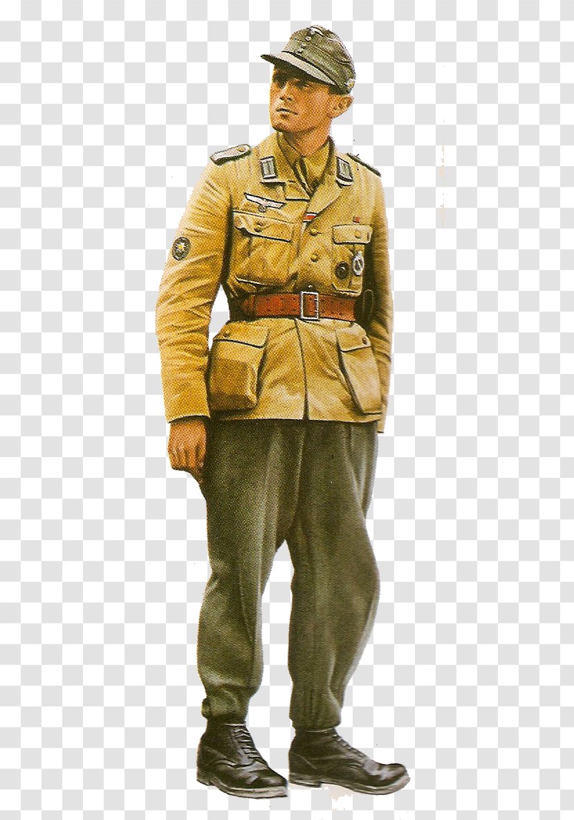 Soldier World War II Military Uniforms Infantry Gebirgsjäger - Army Officer Transparent PNG