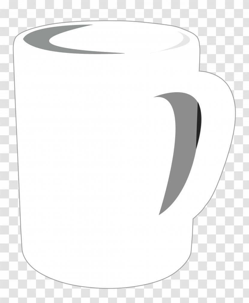 White Circle Crescent Symbol - Mug Coffee Transparent PNG