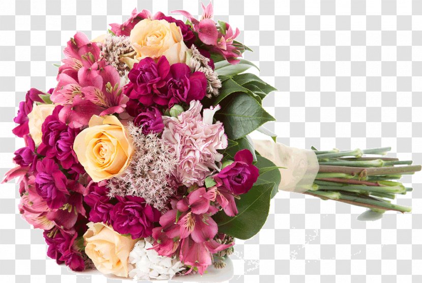 Garden Roses Flower Bouquet Cut Flowers Bride - Arranging Transparent PNG