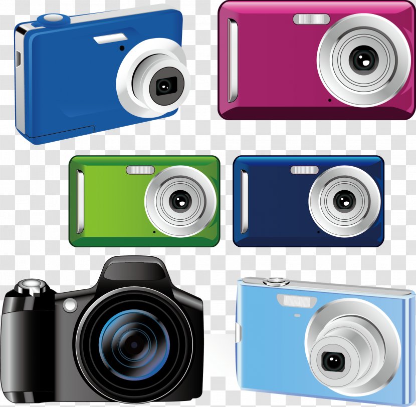 Mirrorless Interchangeable-lens Camera Lens - Different Styles Color Transparent PNG