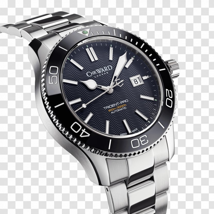 Christopher Ward Diving Watch Counterfeit Rolex - Platinum Transparent PNG